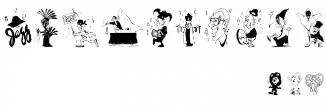 MardiKrass Schriftart Anderer Schreiben