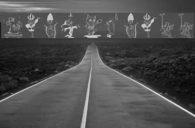 MardiKrass Schriftart examples