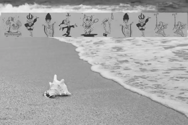 MardiKrass Schriftart examples