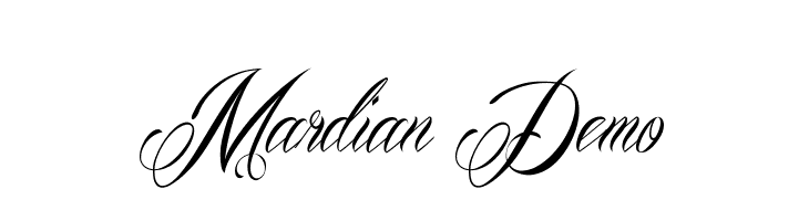 Mardian Demo Font