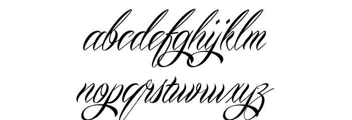 Mardian Demo Font LOWERCASE