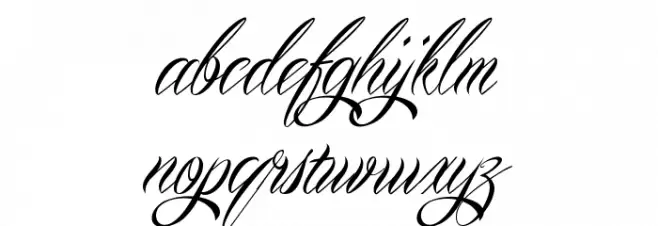 Mardian Demo Font LOWERCASE
