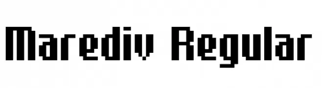 Marediv Regular  تنزيل الخطوط