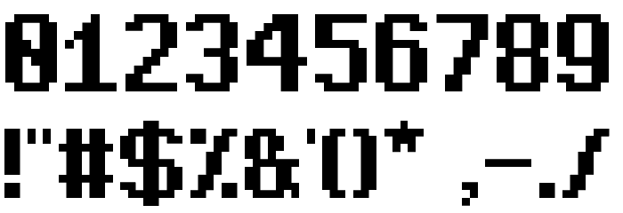 Marediv Regular Font OTHER CHARS