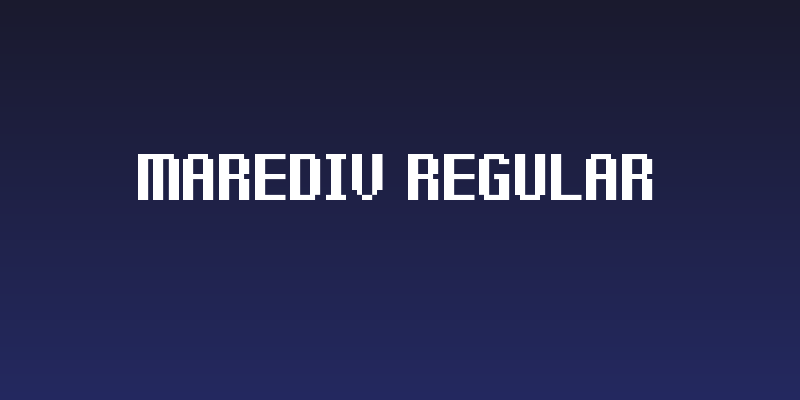 Marediv Regular Social Header