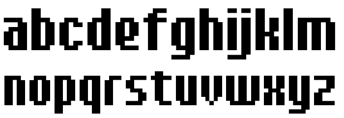Marediv Regular Font LOWERCASE