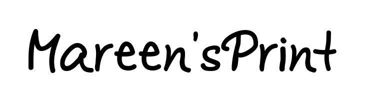 Mareen's Print  font caratteri gratis