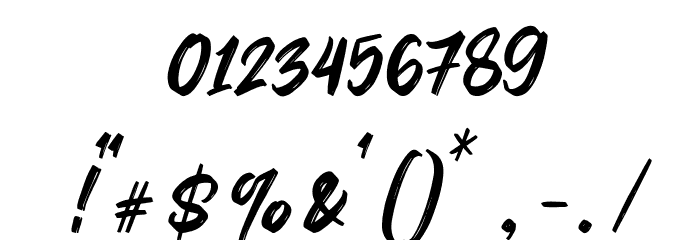 Marelan Font OTHER CHARS