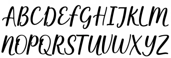 MarelineScript-Regular Schriftart Groß