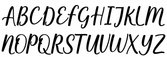 MarelineScript-Regular Schriftart Groß