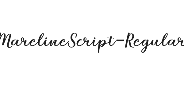 MarelineScript-Regular Logo