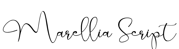 Marellia Script  لخطوط تنزيل