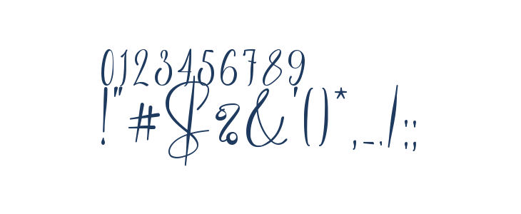 Marellia Script Other Characters