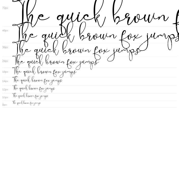 Marellia Script Waterfall