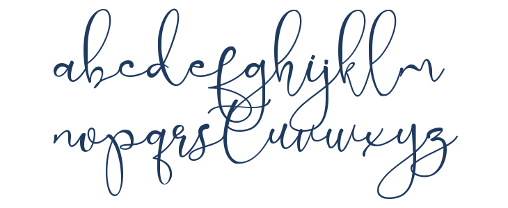 Marellia Script Lowercase