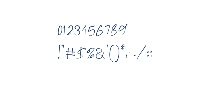 Marentta Signature Regular Other Characters