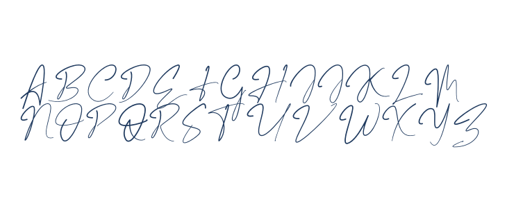 Marentta Signature Regular Uppercase