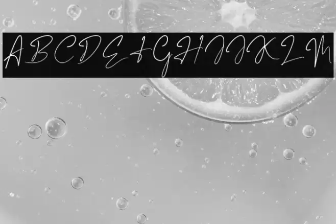 Marentta Signature Regular خط examples