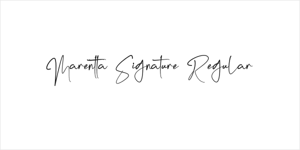Marentta Signature Regular Logo