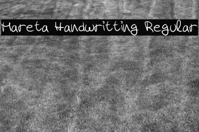 Mareta Handwritting Regular Example 1