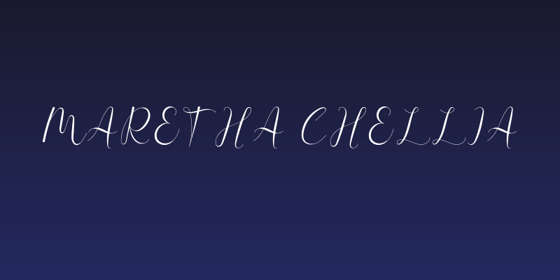 Maretha Chellia Social Header