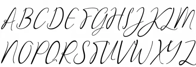Maretha Italic Fonte MAIÚSCULAS