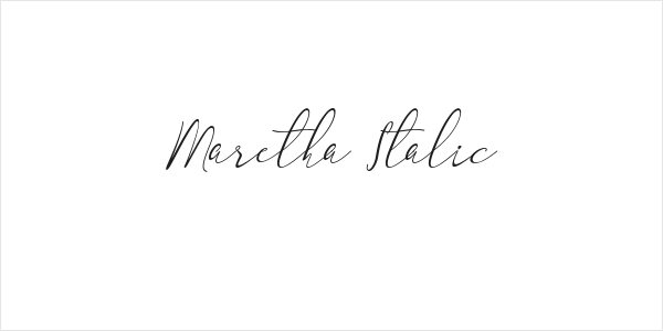 Maretha Italic Logo