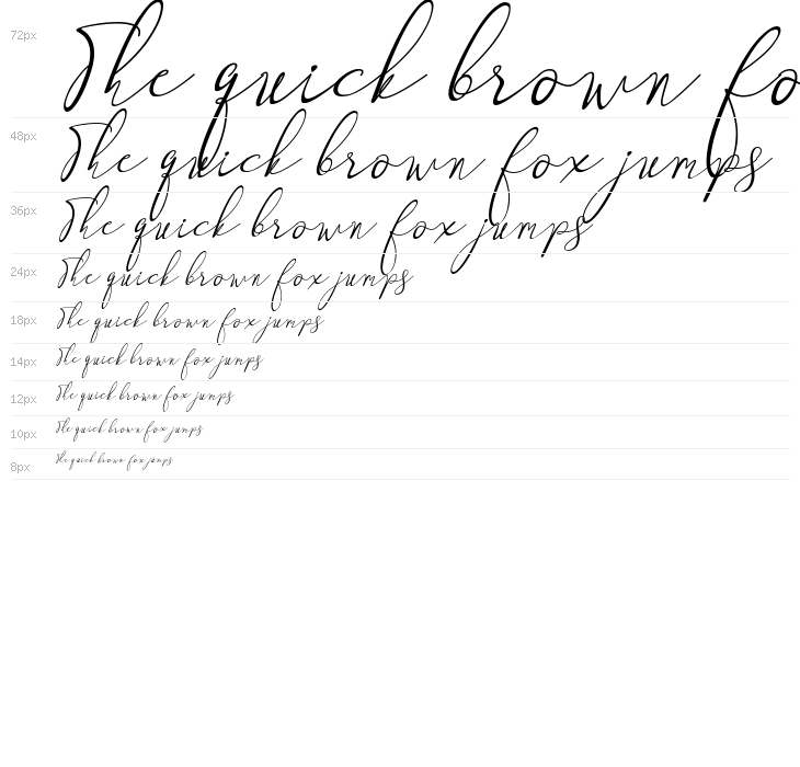 Maretha Italic Waterfall