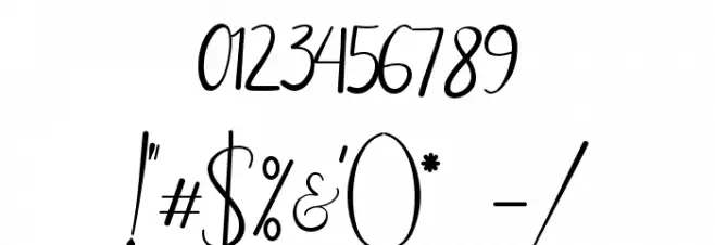 Maretha Font OTHER CHARS