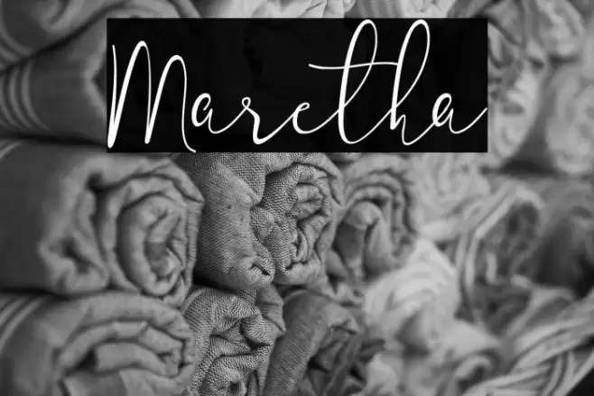 Maretha Font examples