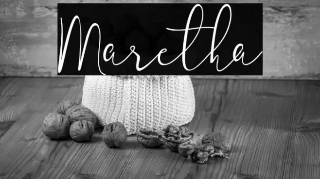 Maretha Font examples