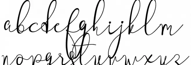 Maretha Font LOWERCASE