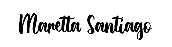 Maretta Santiago  नि: शुल्क फ़ॉन्ट्स डाउनलोड