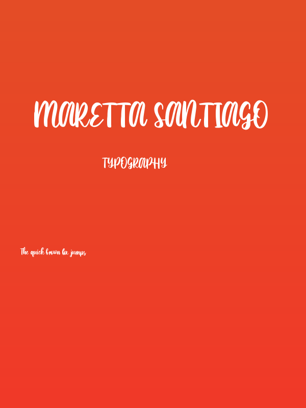 Maretta Santiago Poster