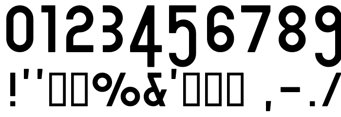 Marfhaus Font OTHER CHARS