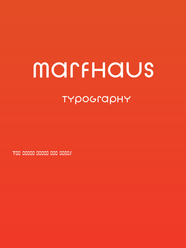 Marfhaus Poster