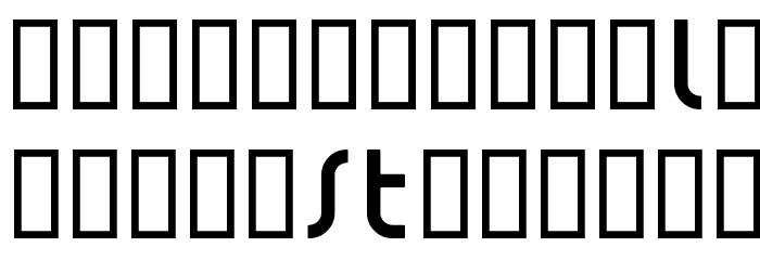 Marfhaus Font LOWERCASE