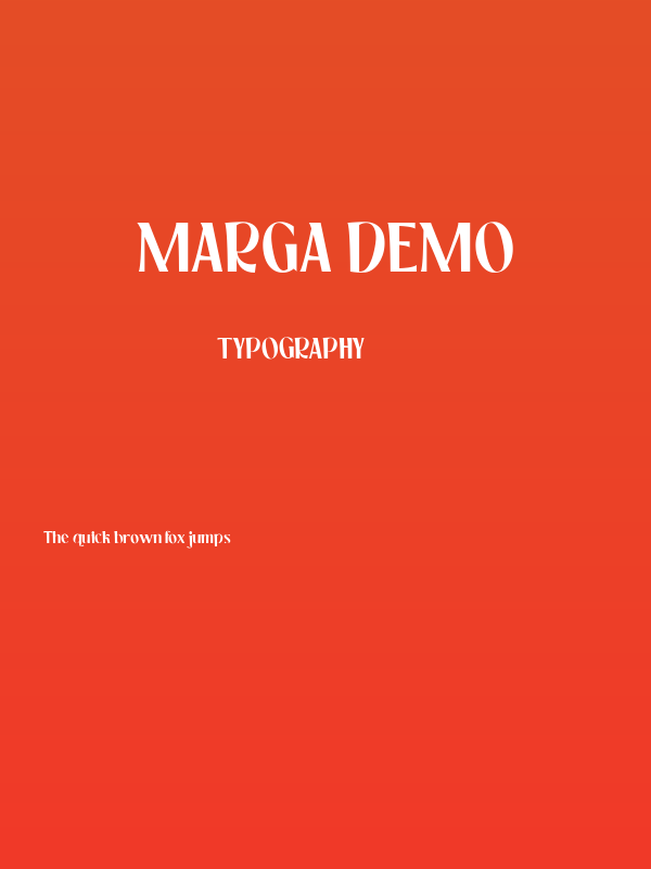 Marga DEMO Poster