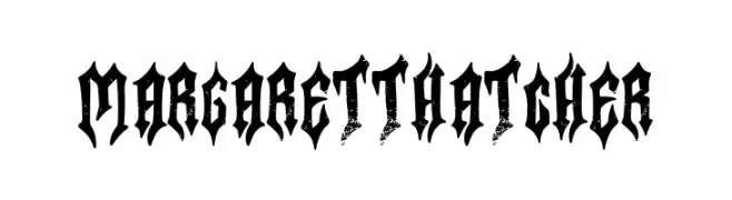 Margaret Thatcher  Free Fonts Download