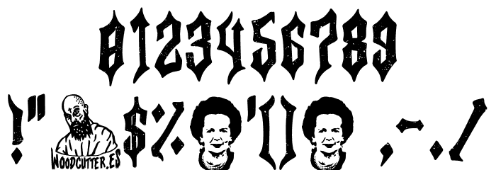 Margaret Thatcher Caratteri ALTRI CARATTERI