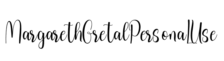 Margareth Gretal PersonaL Use  font caratteri gratis