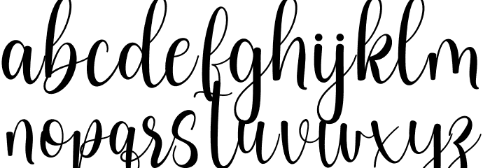 Margareth Gretal PersonaL Use Font LOWERCASE