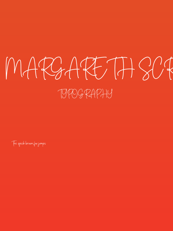Margareth Script Poster