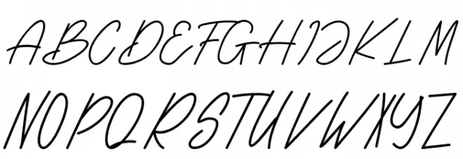 MargarethRosinanteDemo-Script Schriftart Groß