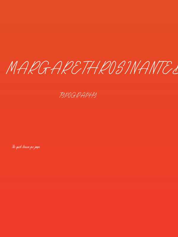 MargarethRosinanteDemo-Script Poster