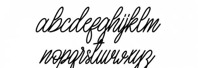 MargarethRosinanteDemo-Script फ़ॉन्ट लोअरकेस