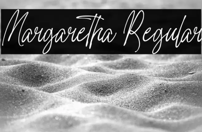 Margaretha Regular Font examples