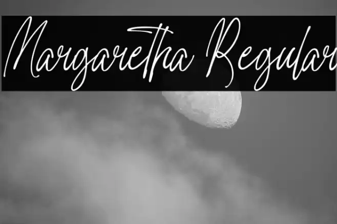 Margaretha Regular Font examples