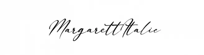 Margarett Italic  Descarca Fonturi Gratis