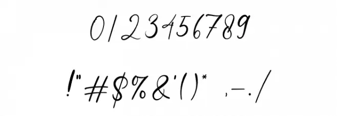 Margarett Font OTHER CHARS